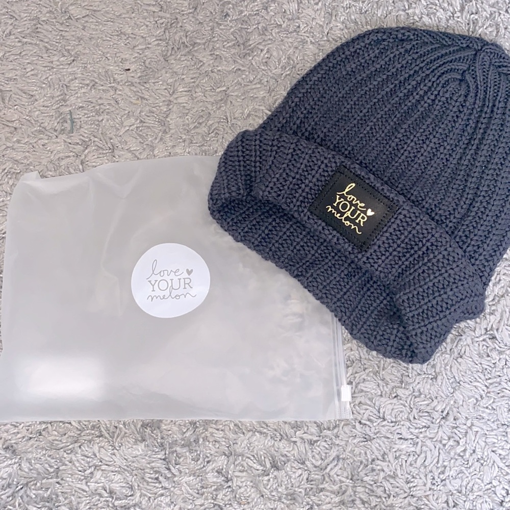 Love Your Melon Dark Charcoal Beanie